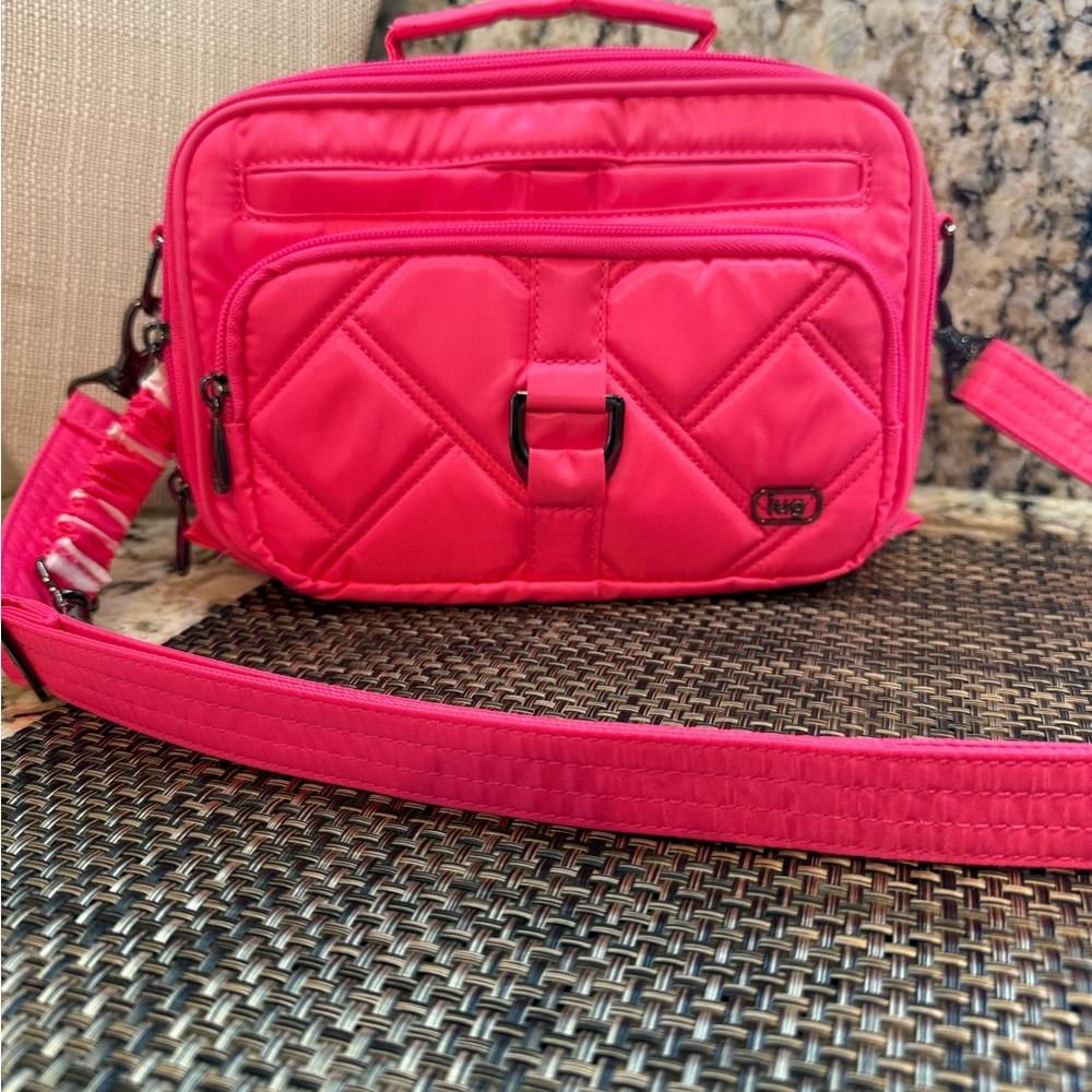 NWOT Lug Carousel XL 2 Anniversary Pink Crossbody Bag